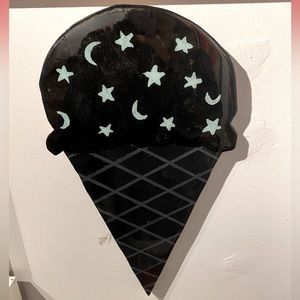 Black icecream wall hanging
